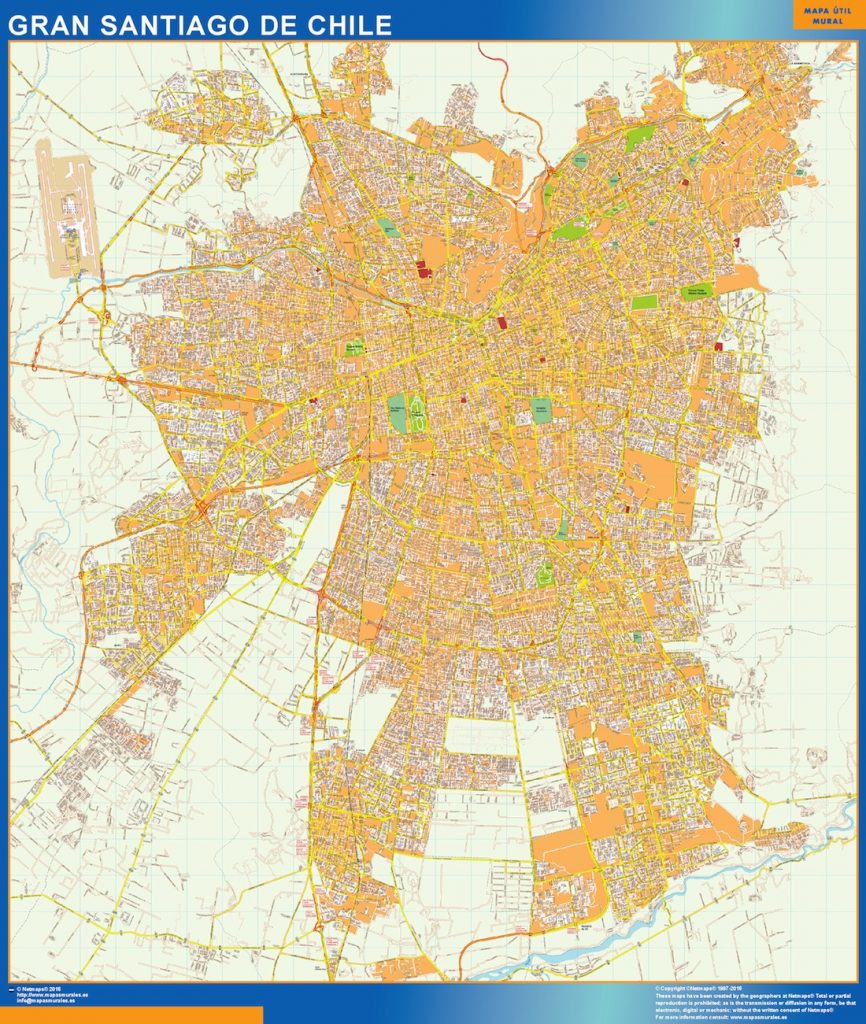 Gran Santiago de Chile – kartta