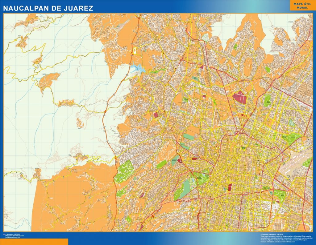 Naucalpan de Juarez · Meksikon kartta