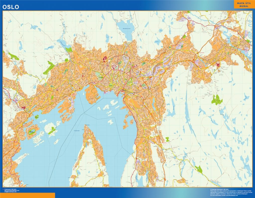 Oslo · Norjan kartta